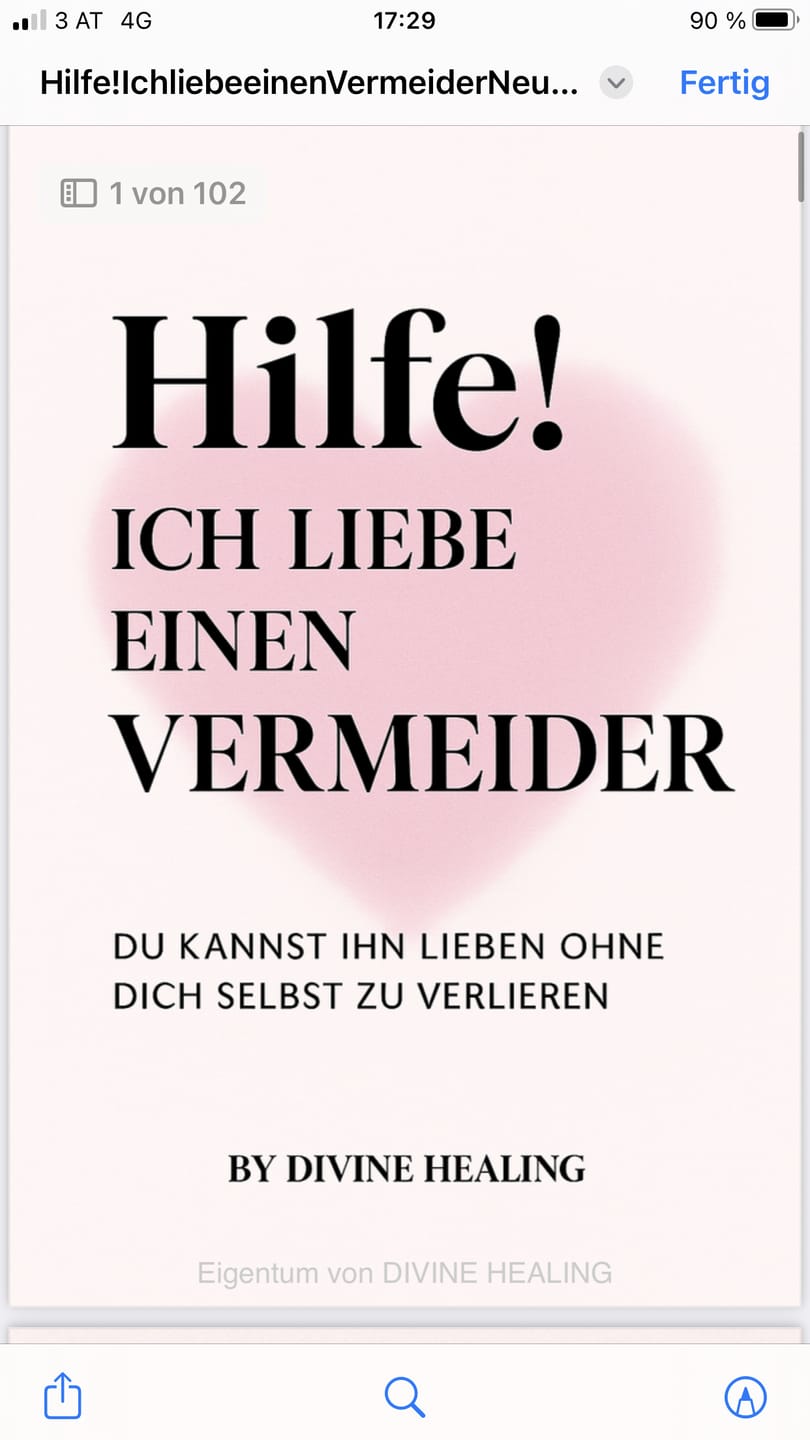 Customer photo review of E-Book: Hilfe! Ich liebe einen Vermeider