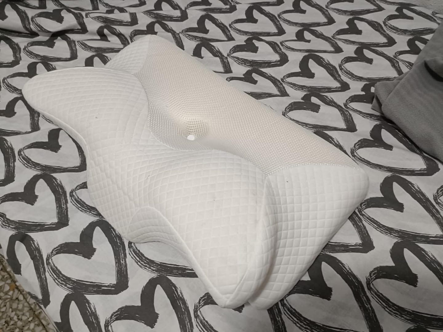 Customer photo review of Almohada Cervical Anti Ronquidos + Funda Almohada Gratis Regalo