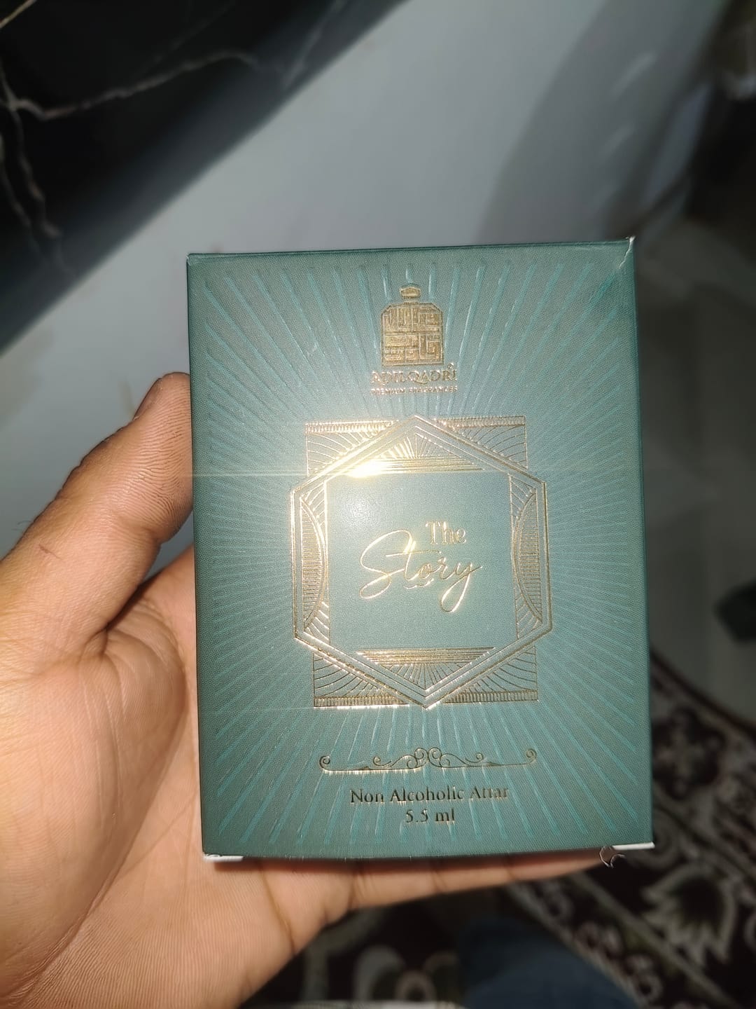 Customer photo review of The Story Luxury Attar Perfume