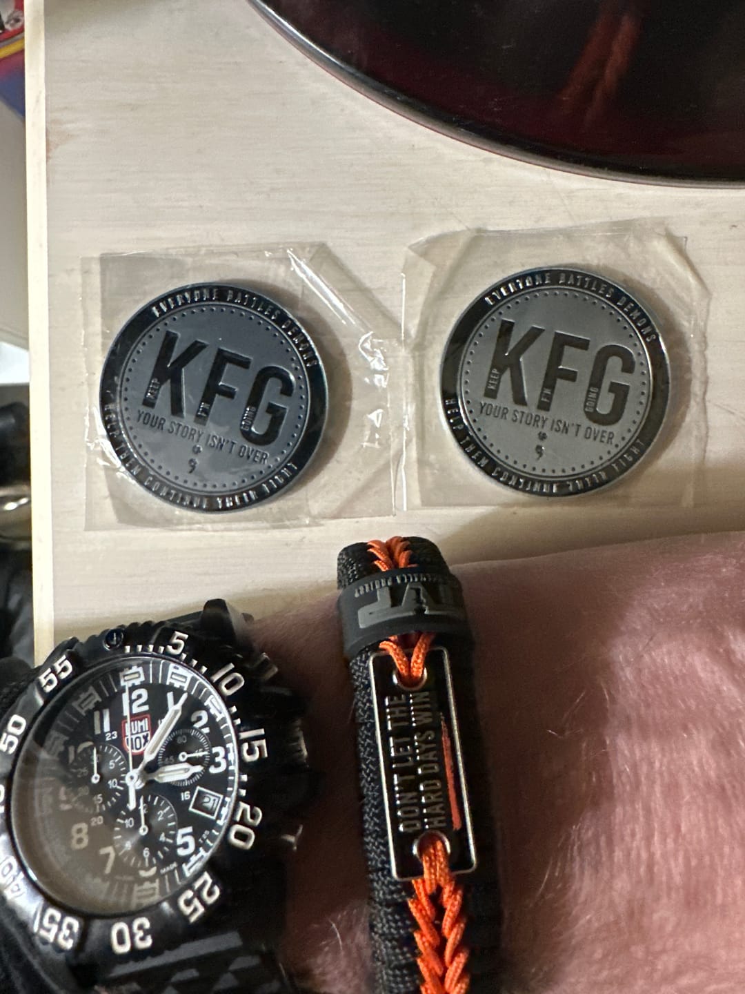 Customer photo review of T.V.P. Challenge Coin - Est 2017