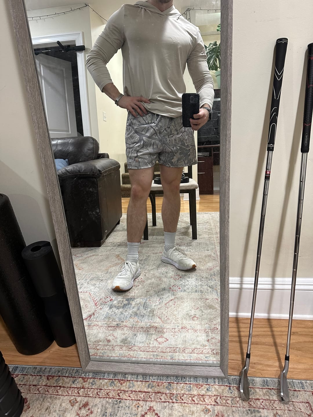 Customer photo review of 1117 - Tree Camo Mesh Shorts