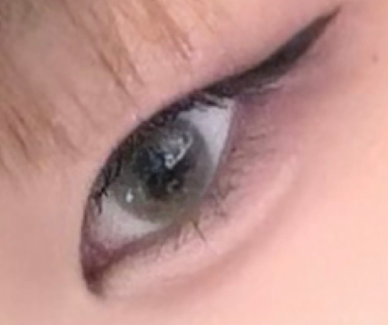 Customer photo review of Olens Russian Velvet Gray（月拋/2片）