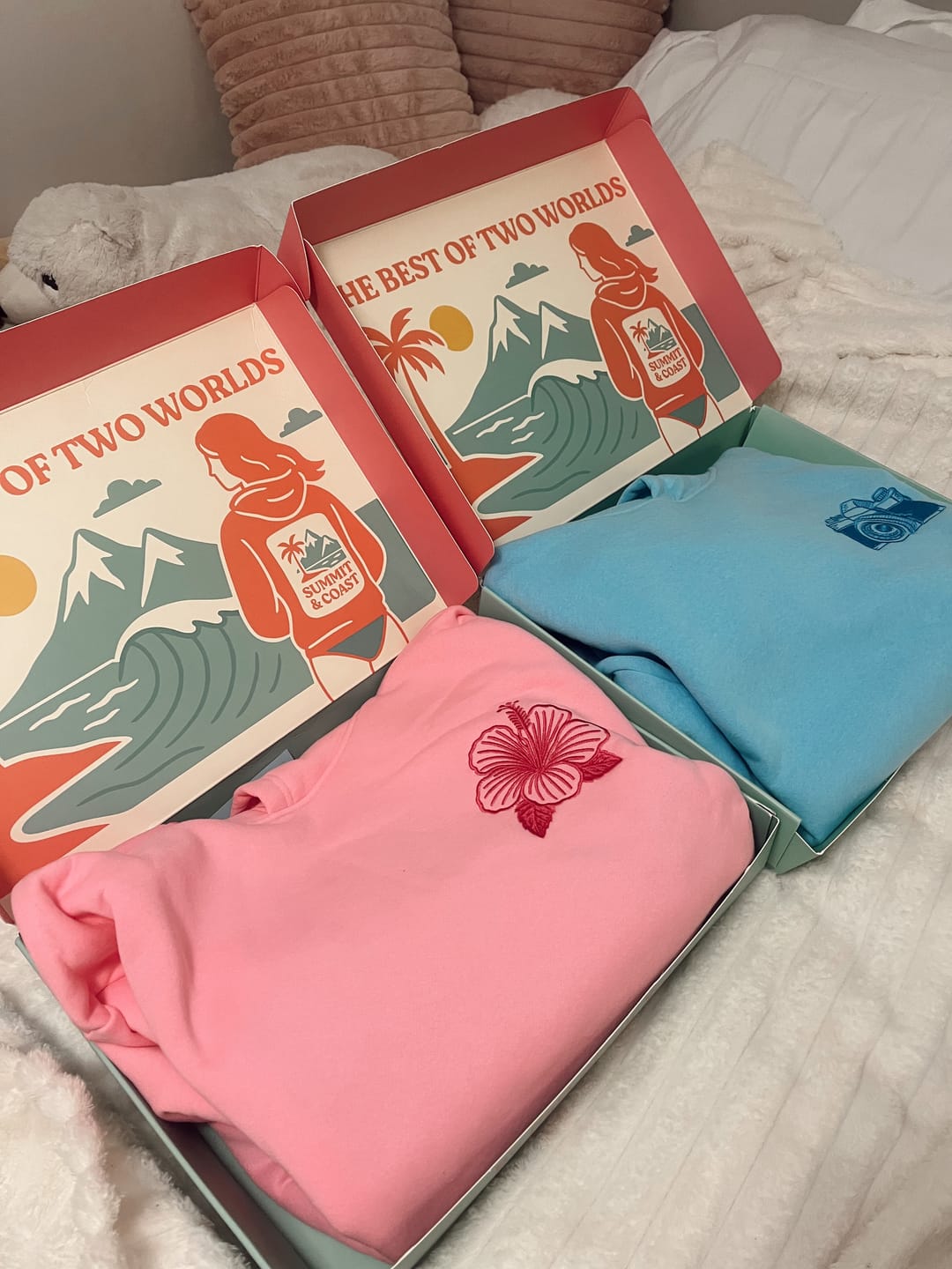 Customer photo review of "Adventure Awaits on Every Peak" Hoodie