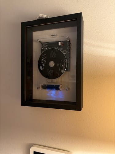 Customer photo review of M1 Music Frame CD Player