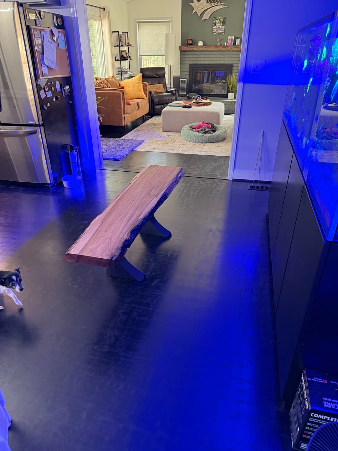 Customer photo review of Bench Legs 122 Botas 16" H Minimalist Metal Furniture