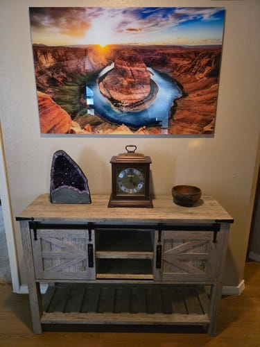 Customer photo review of Super Quality Amethyst Cathedral, 20 lbs and 13.2" Tall #5601-1534