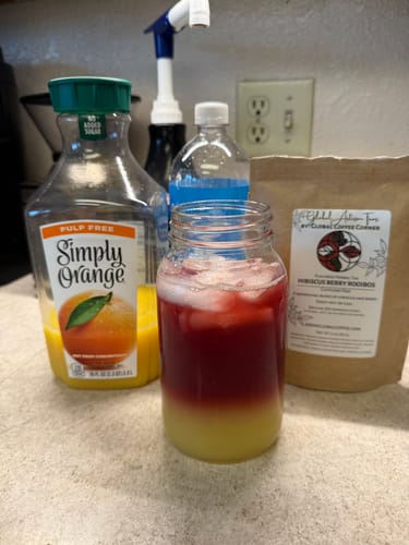 Customer photo review of Hibiscus Berry Rooibos