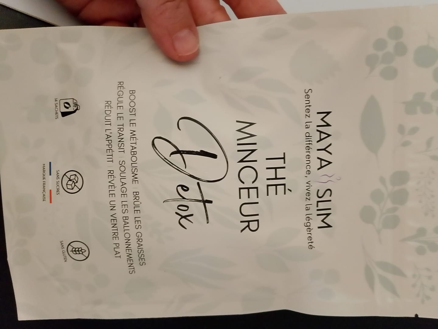 Customer photo review of Thé Minceur Detox