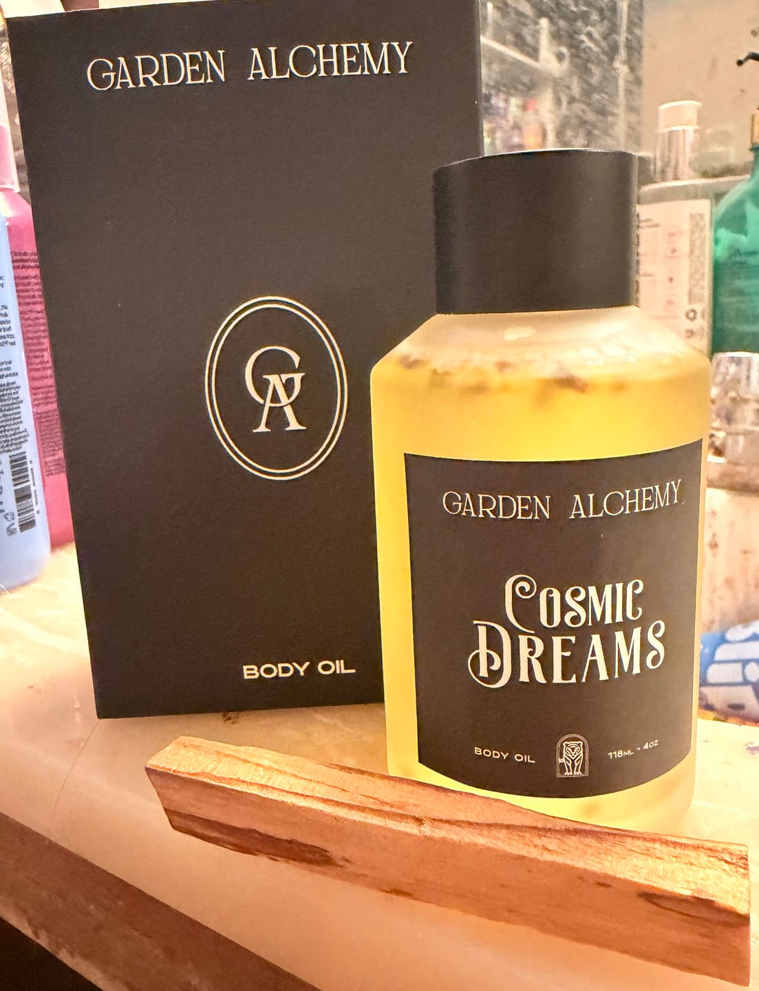Customer photo review of COSMIC DREAMS W/MAGNESIUM BODY OIL