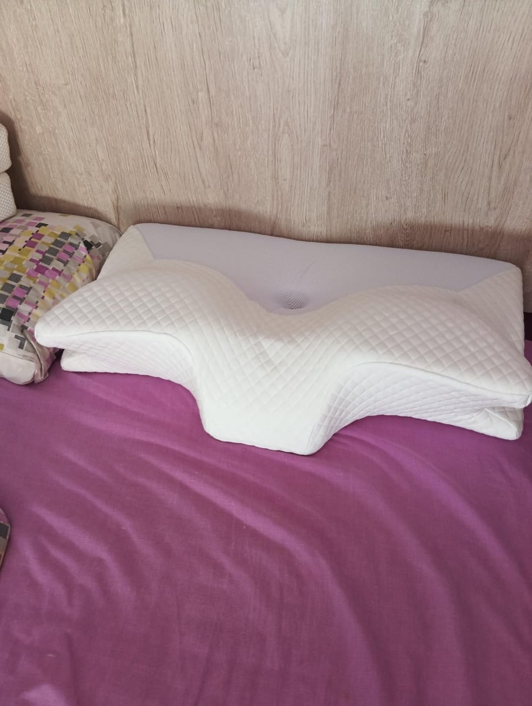 Customer photo review of Almohada Cervical Anti Ronquidos + Funda Almohada Gratis Regalo