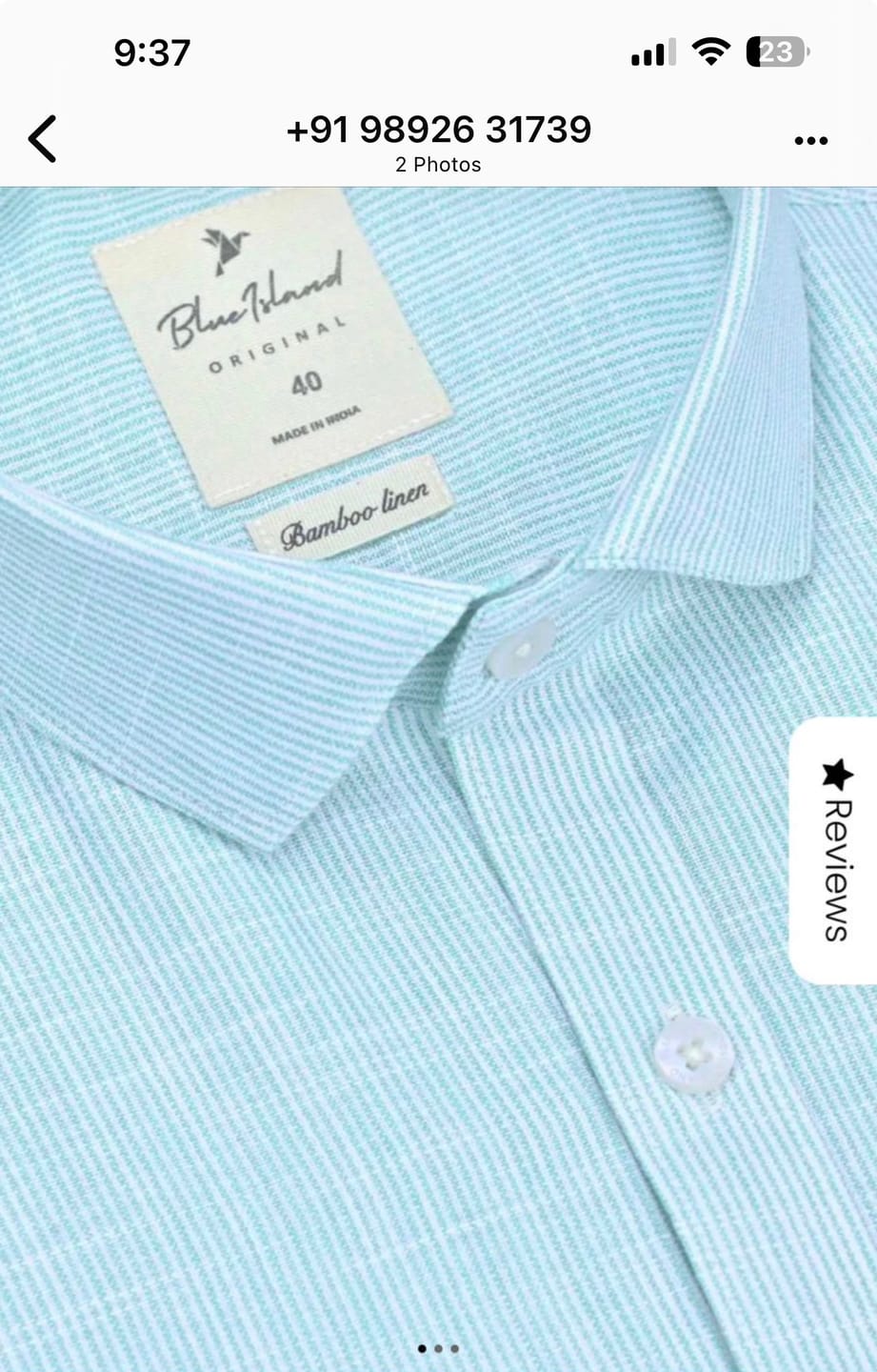 Customer photo review of Green Grid Stripes -Full-Bamboo Linen