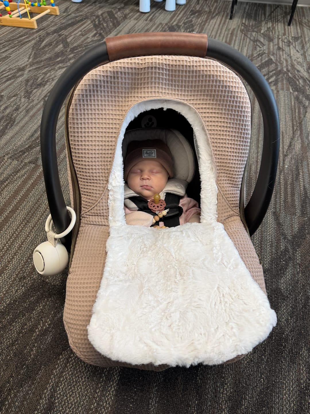 Customer photo review of Winter Waffle Cover - Beige