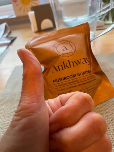 Customer photo review of Mushroom Gummies