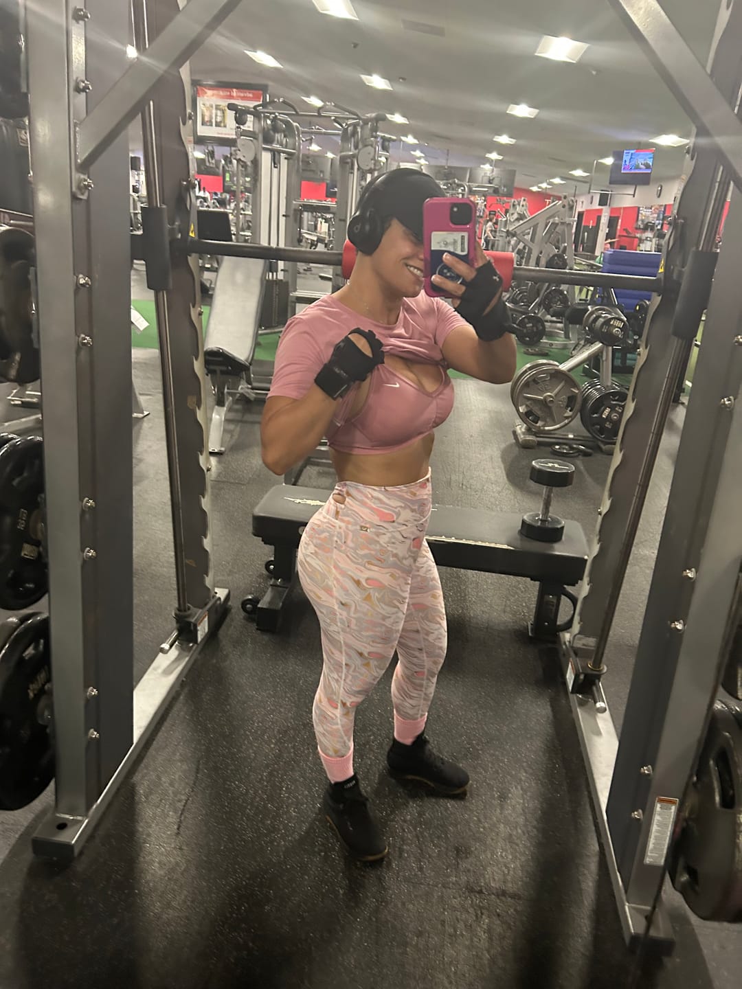 Customer photo review of Barbie scrunch legging