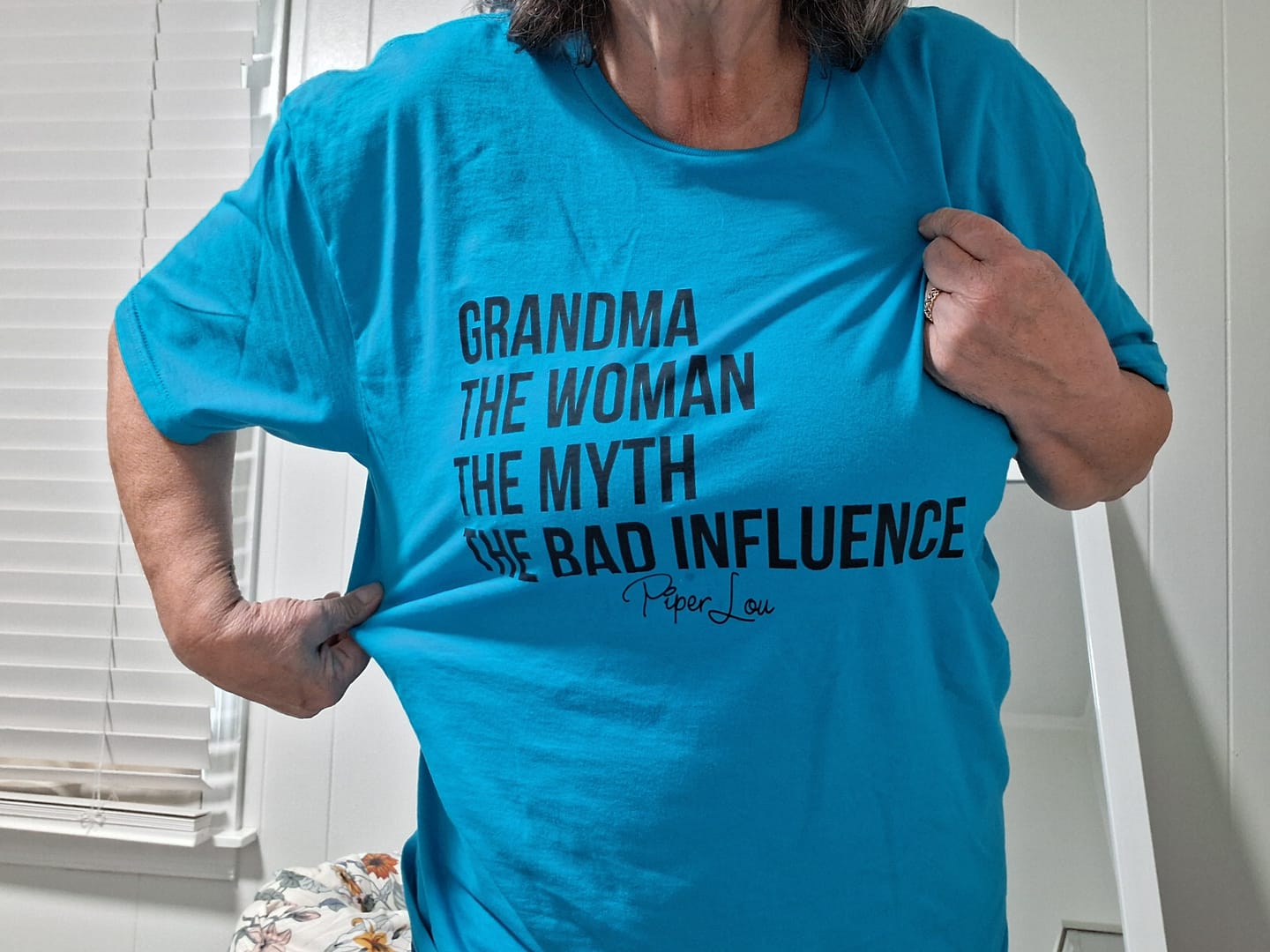 Customer photo review of Grandma The Woman The Myth The Bad Influence - Classic Tee