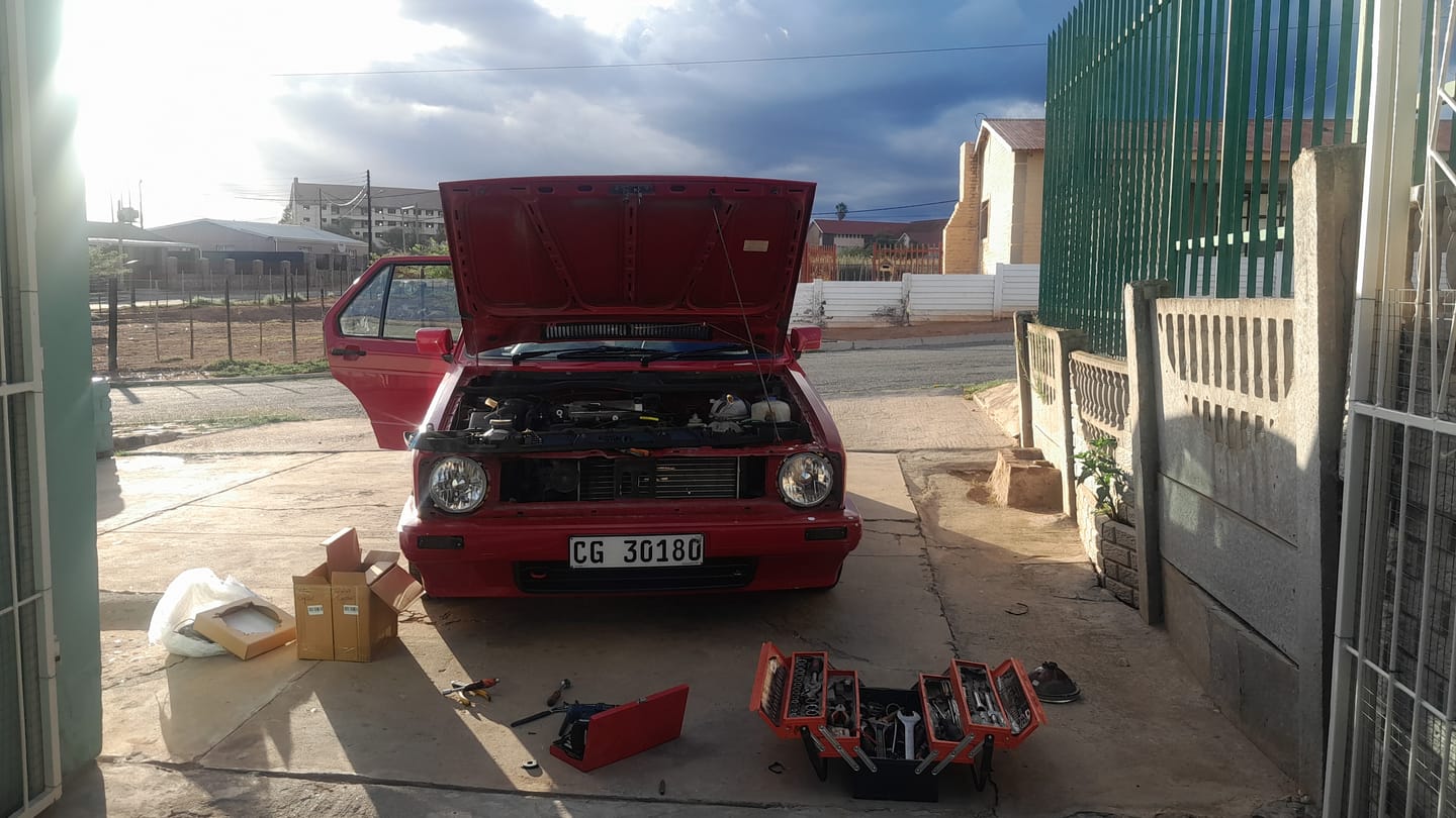 Customer photo review of GOLF 1 CRYSTAL HEADLIGHTS (SET)