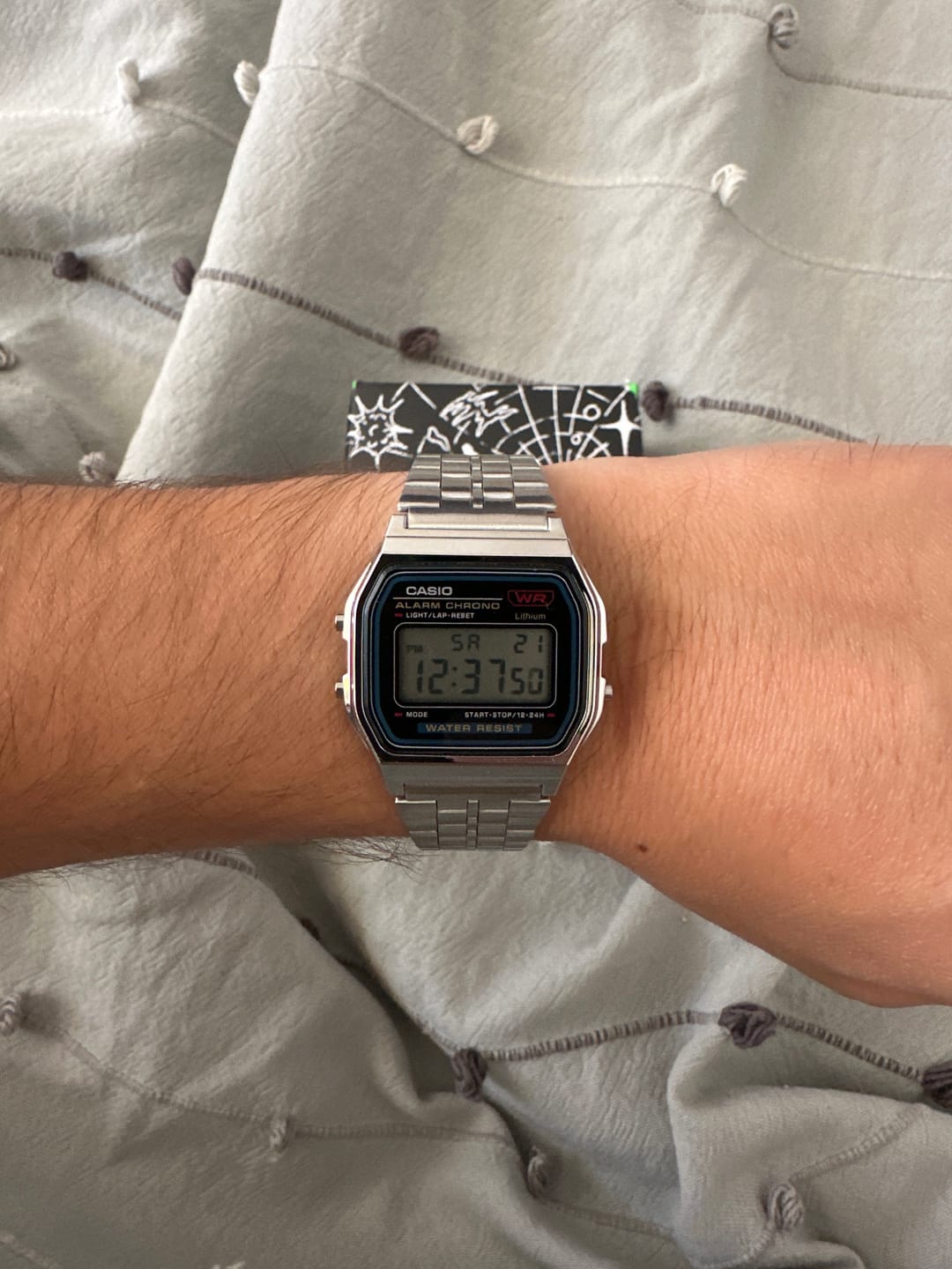 Customer photo review of Reloj Casio Vintage A159WA-N1DF Plateado MADE IN JAPAN