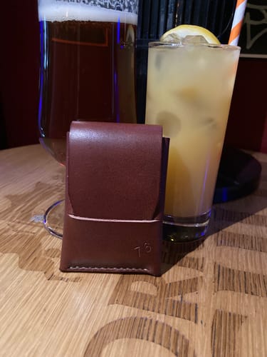 Customer photo review of Slimmad plånbok i äkta läder