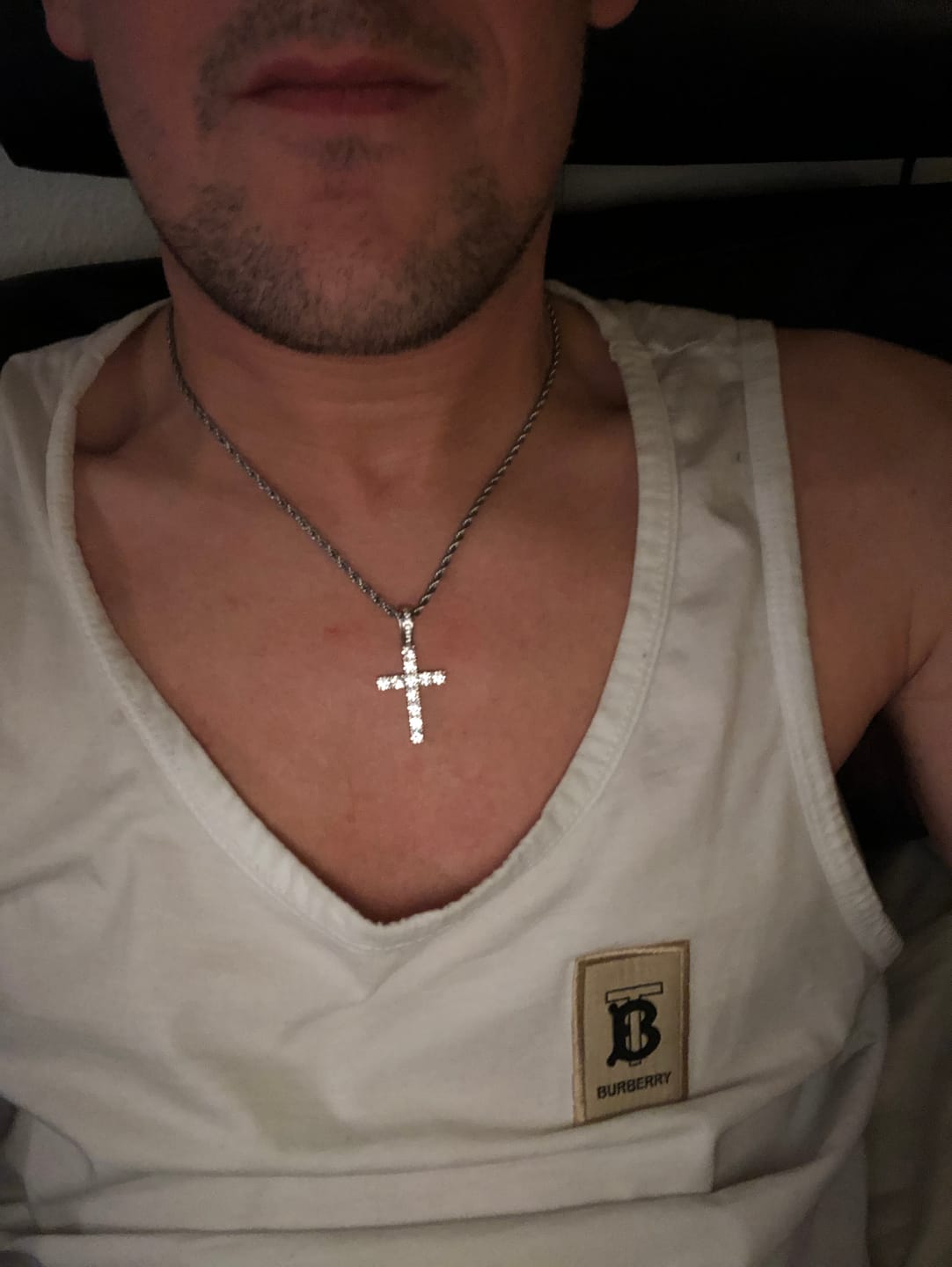 Customer photo review of CROSS PIECE PENDANT. - 925