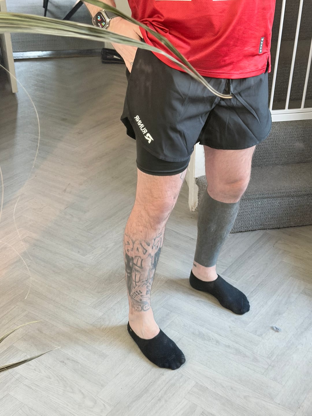 Customer photo review of RUNNR 2-in-1 Running Shorts