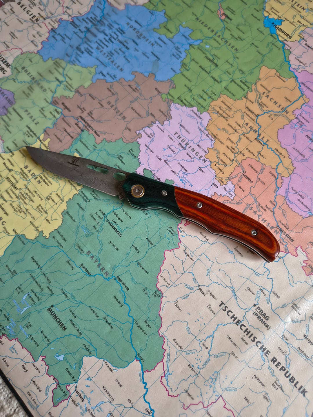 Customer photo review of Taschenmesser Damast Noxar