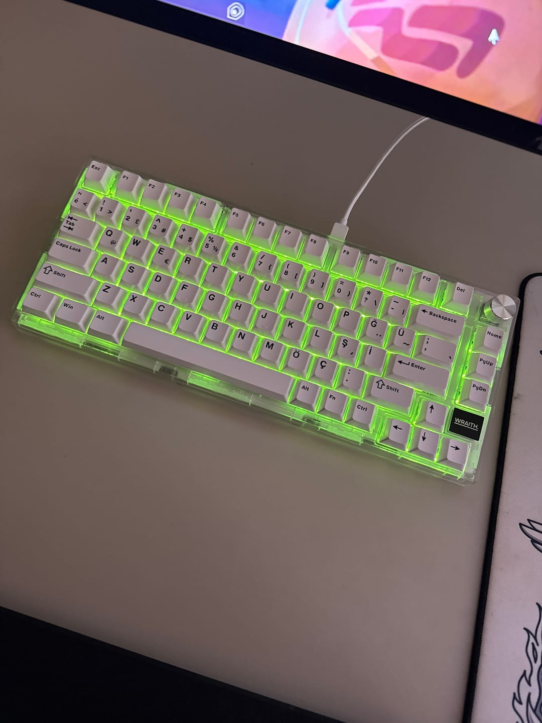 Customer photo review of Wraith W75 V2 Klavye (Manyetik Switch / HE)