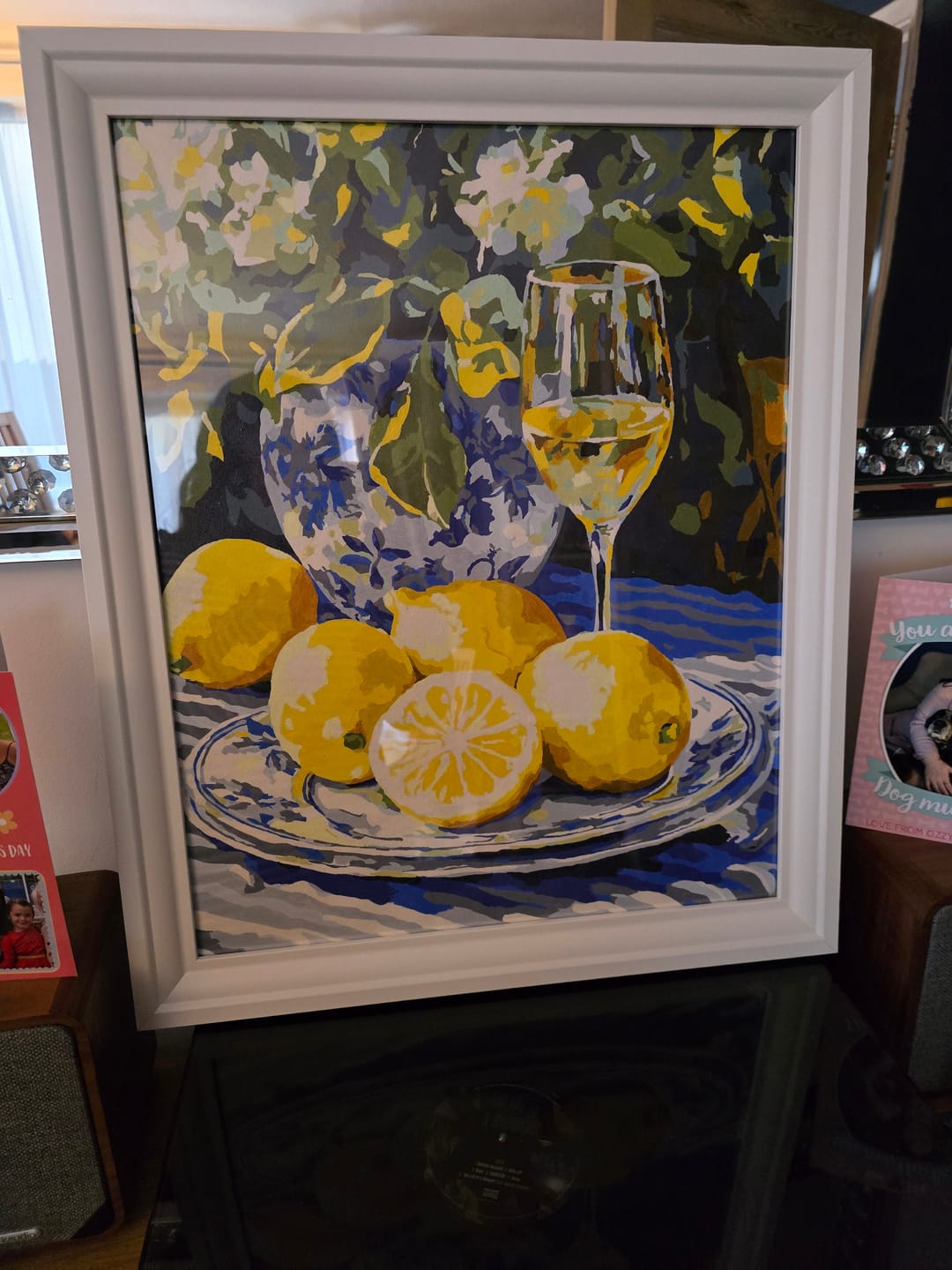 Customer photo review of Lemons and Wine | Paint by Numbers