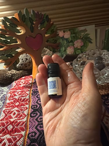 Customer photo review of True Egyptian Blue Lotus Oil 5 mL | Cold-Pressed
