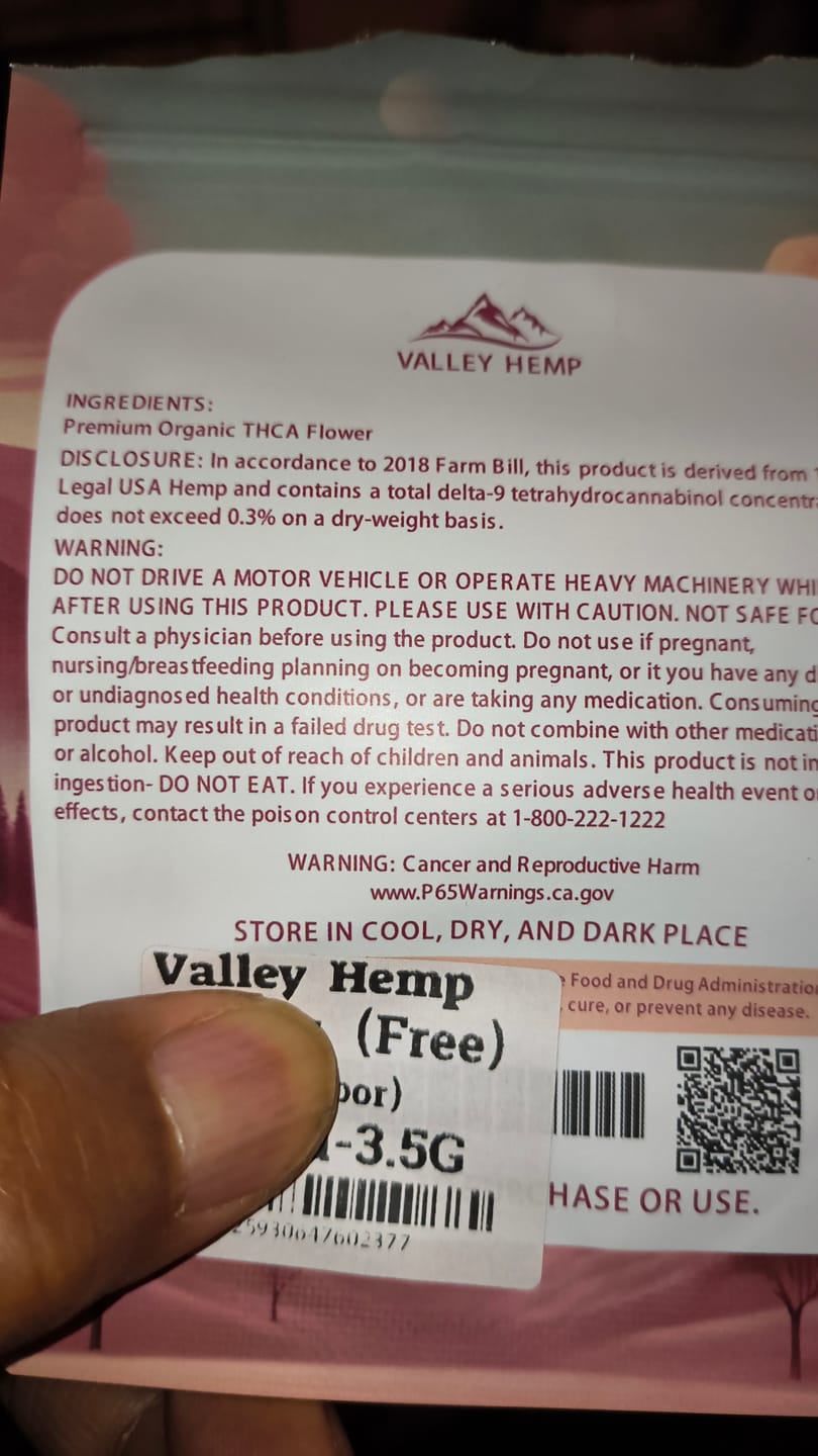 Customer photo review of FREE 3.5g Indoor Small  (New Customer Exclusive)