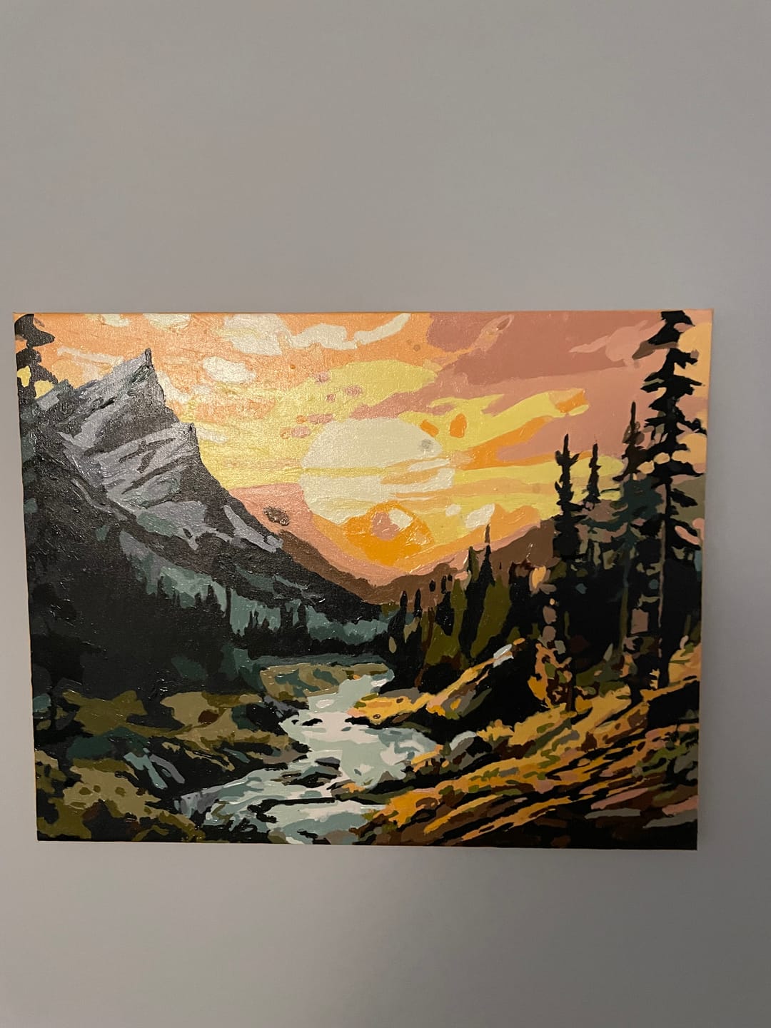 Customer photo review of Mountainside Sunset