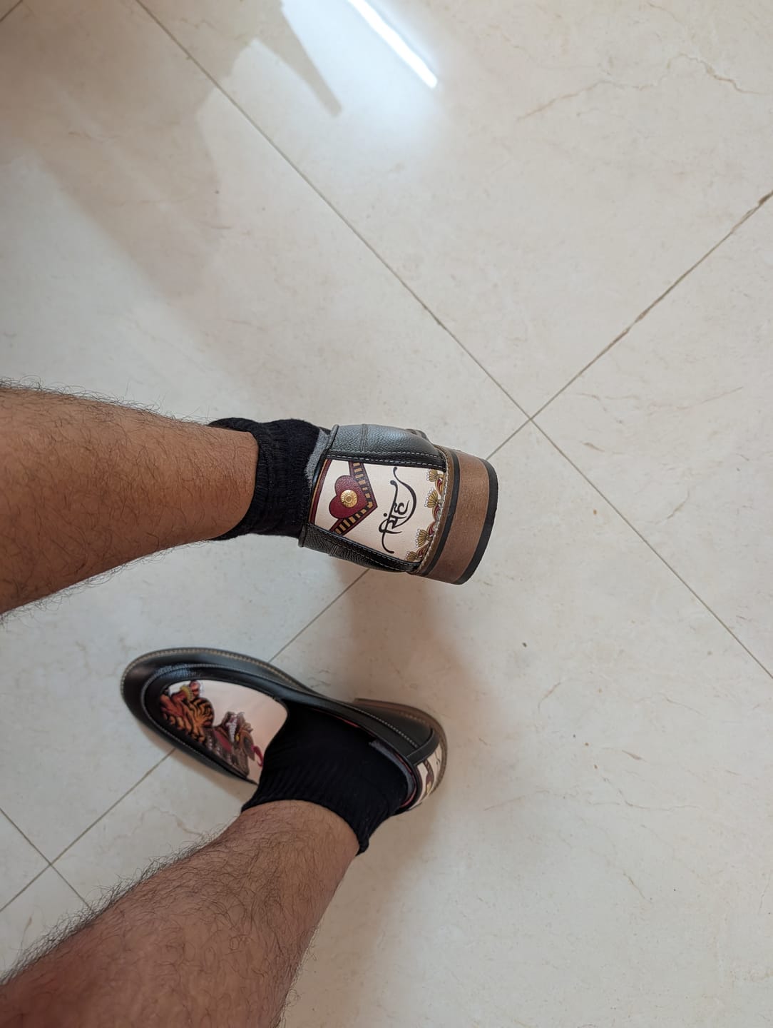 Customer photo review of सिंह (Simha) – The Regal Protector Loafers Men