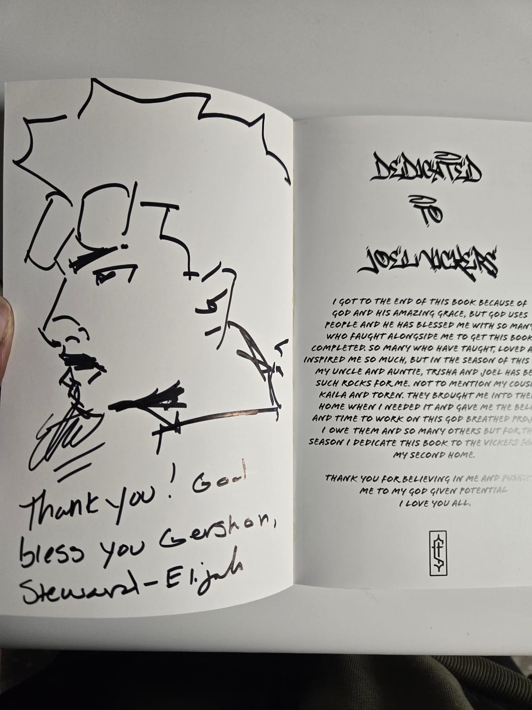 Customer photo review of THE BOOK OF JERICHO VOLUME ONE