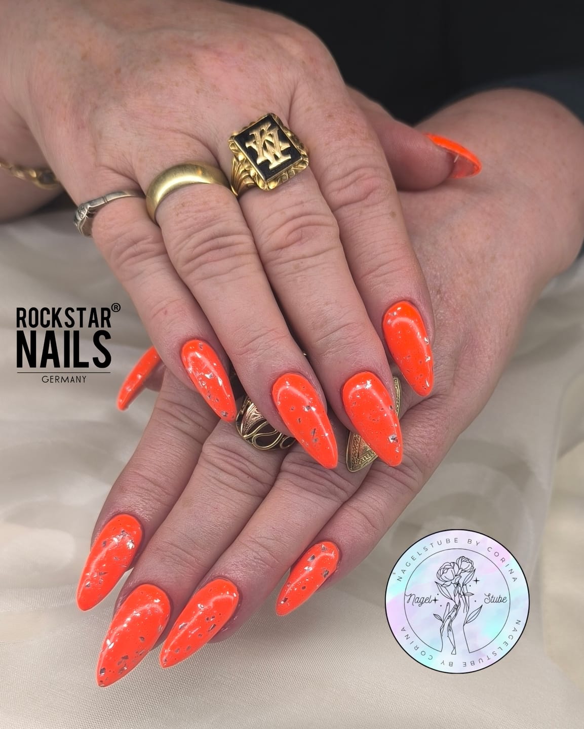 Customer photo review of 3in1 UV Nagellack - Hema frei - 90104 - grelles orange