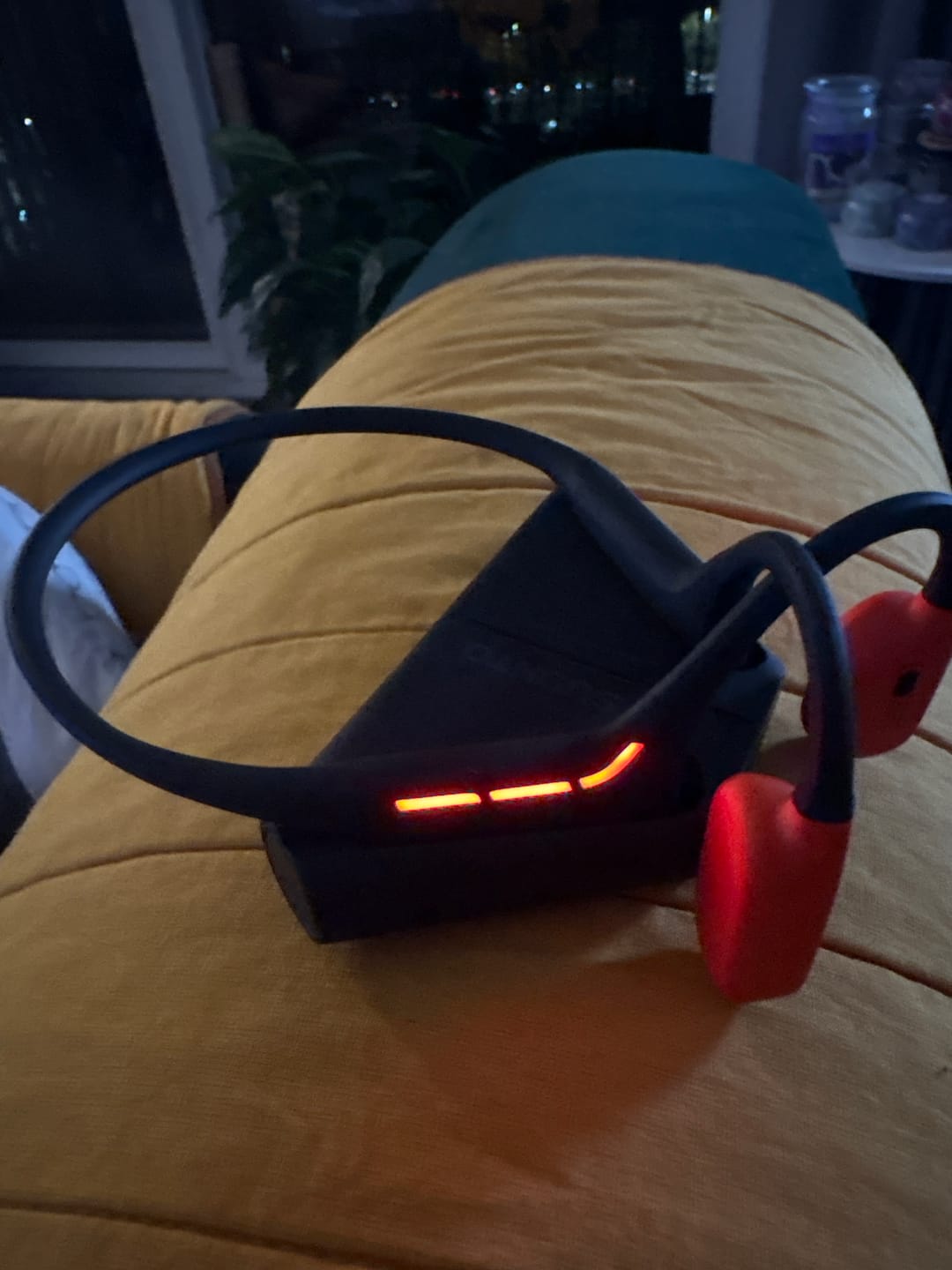 Customer photo review of Suunto Wing 2 bone conduction headphones