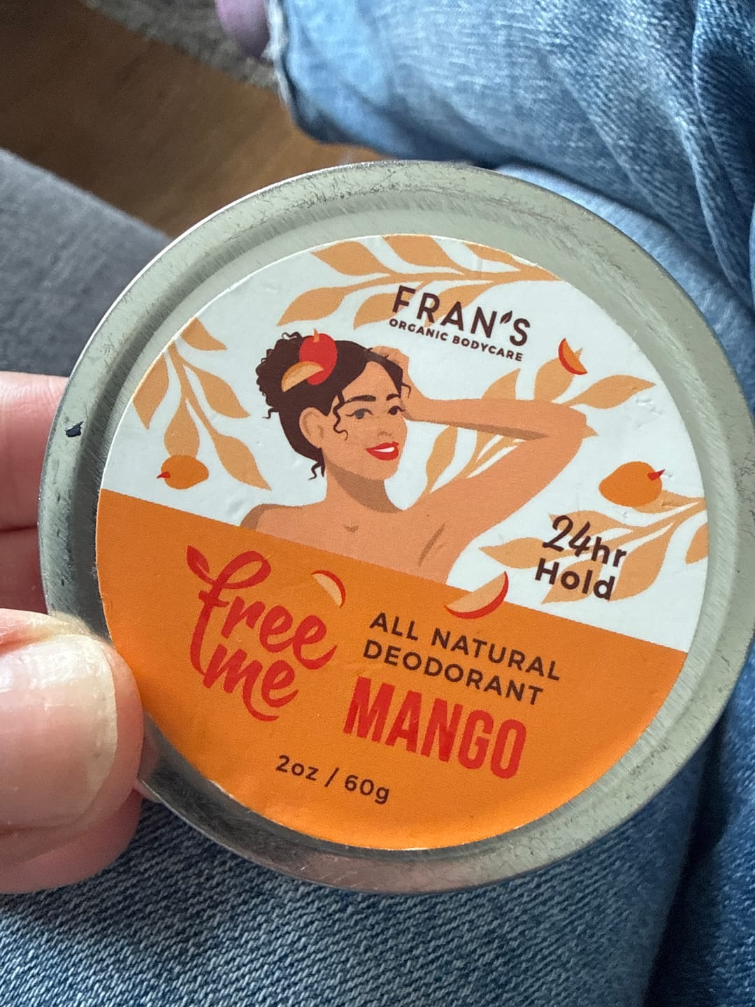 Customer photo review of FreeMe All Natural Deodorant