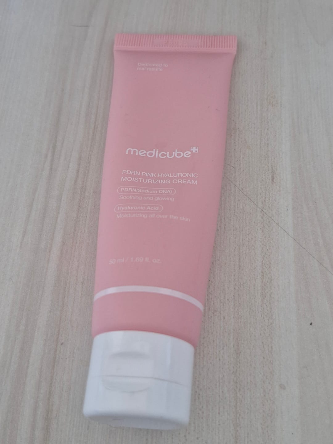 Customer photo review of Mitrinošs krēms ar PDRN un hialuronskābi Medicube PDRN Pink Hyaluronic Moisturizing Cream