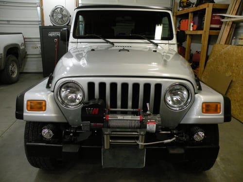 Customer photo review of Samurai 8,000lb 12v Electric Winch - Steel Rope