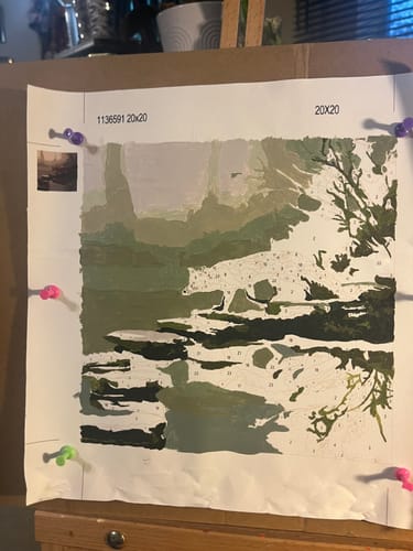 Customer photo review of Fox Crossing Water Reflection