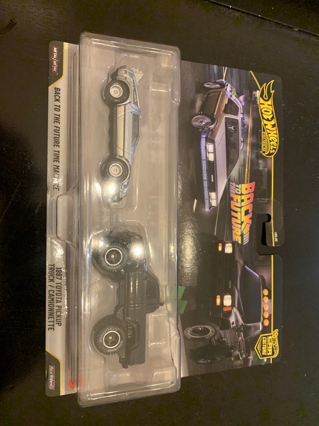 Customer photo review of (PRE-ORDER) Hot Wheels 1:64 Premium Car Culture 2 Pack BTTF Time Machine / 1987 Toyota Pickup