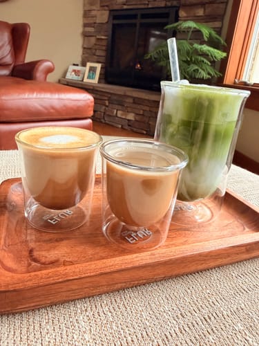 Customer photo review of FLUR Tasting Glasses
