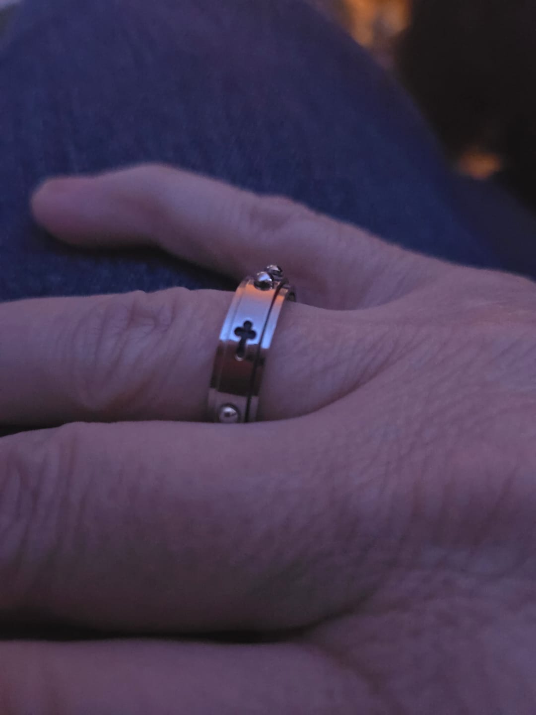 Customer photo review of Eternal Prayer Ring