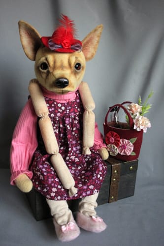 Customer photo review of "Cupie" Chihuahua Art Doll PDF Pattern