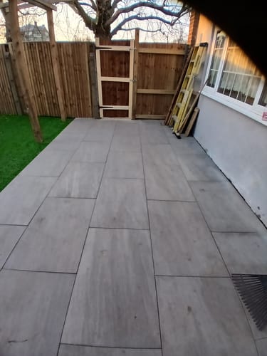 Customer photo review of Kandala - Grey Porcelain Paving Tiles - 900 x 600 x 20mm
