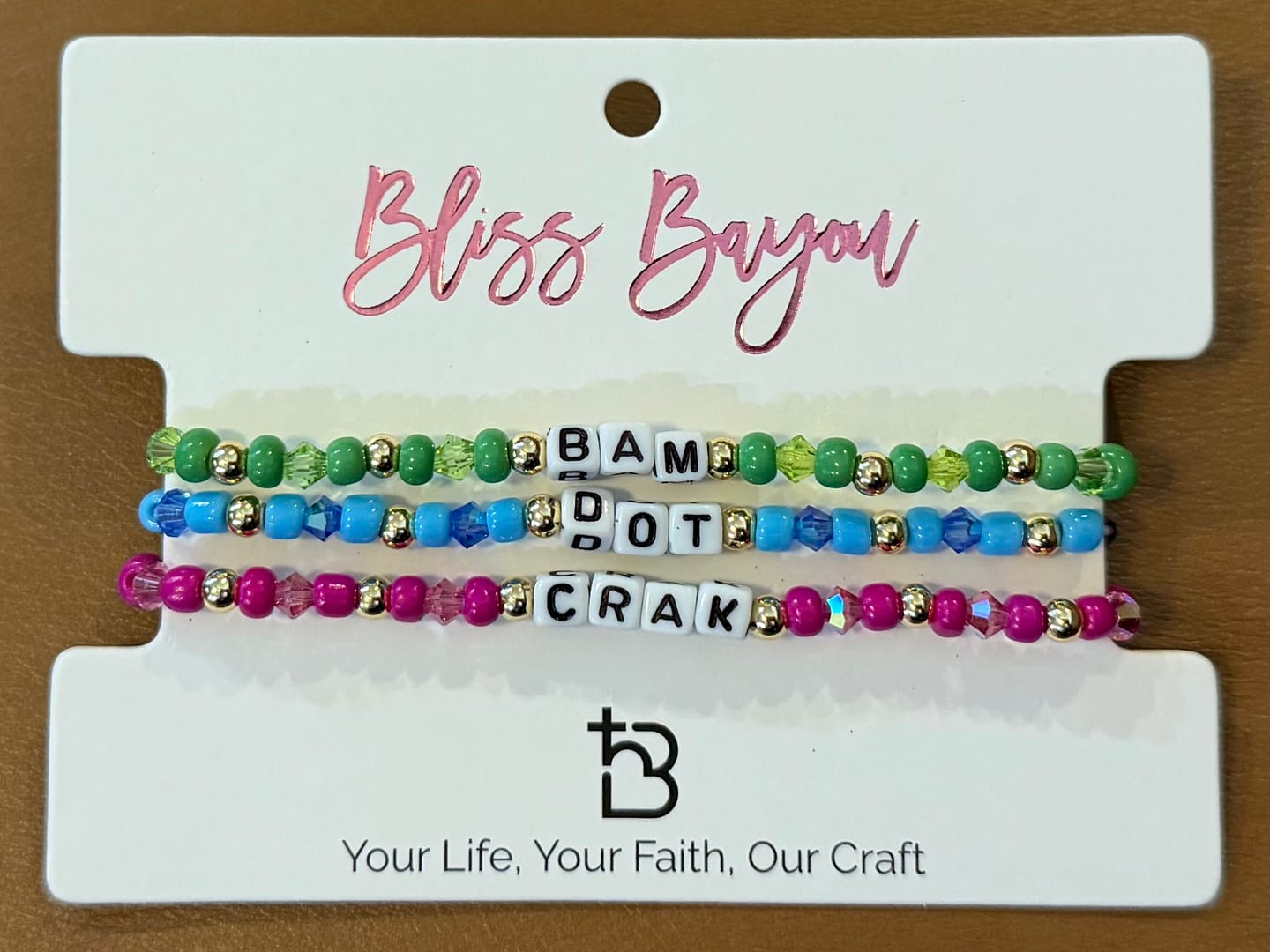 Customer photo review of Out of Office Mahjong Bracelet Set