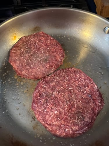 Customer photo review of Grass-Fed Brisket Burger Box (LIMITED STOCK ITEM)