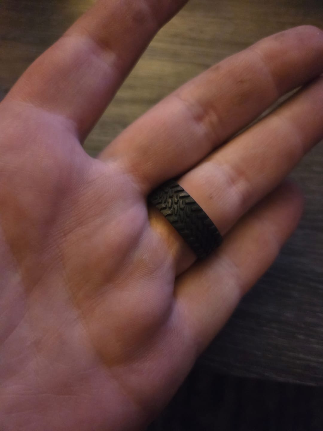 Customer photo review of Off Roading Tire Tread Ring in Carbon Fiber