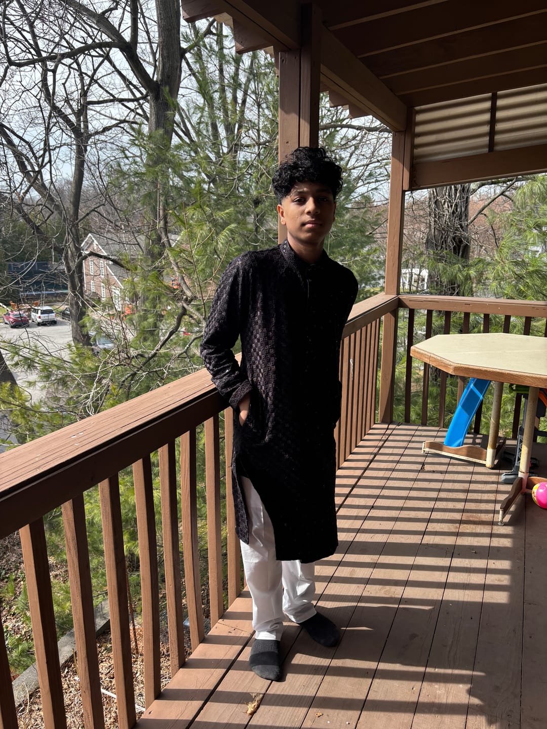 Customer photo review of Black Kurta