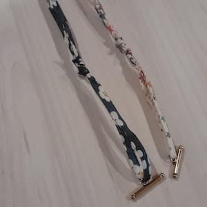 Customer photo review of Bracelet liberty fermoir en T personnalisé médaille gravée