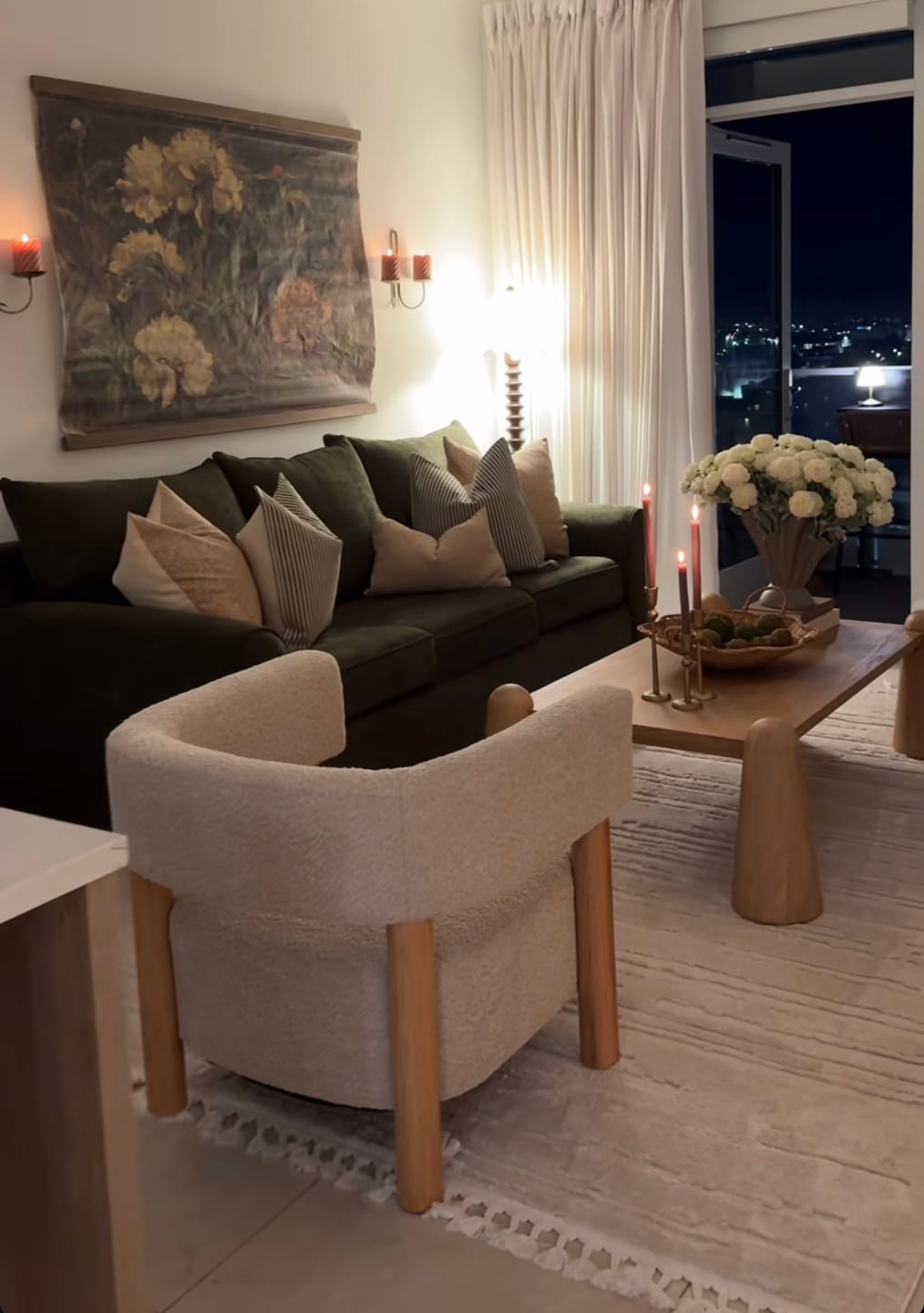 Customer photo review of Scandinavian Snow Rug