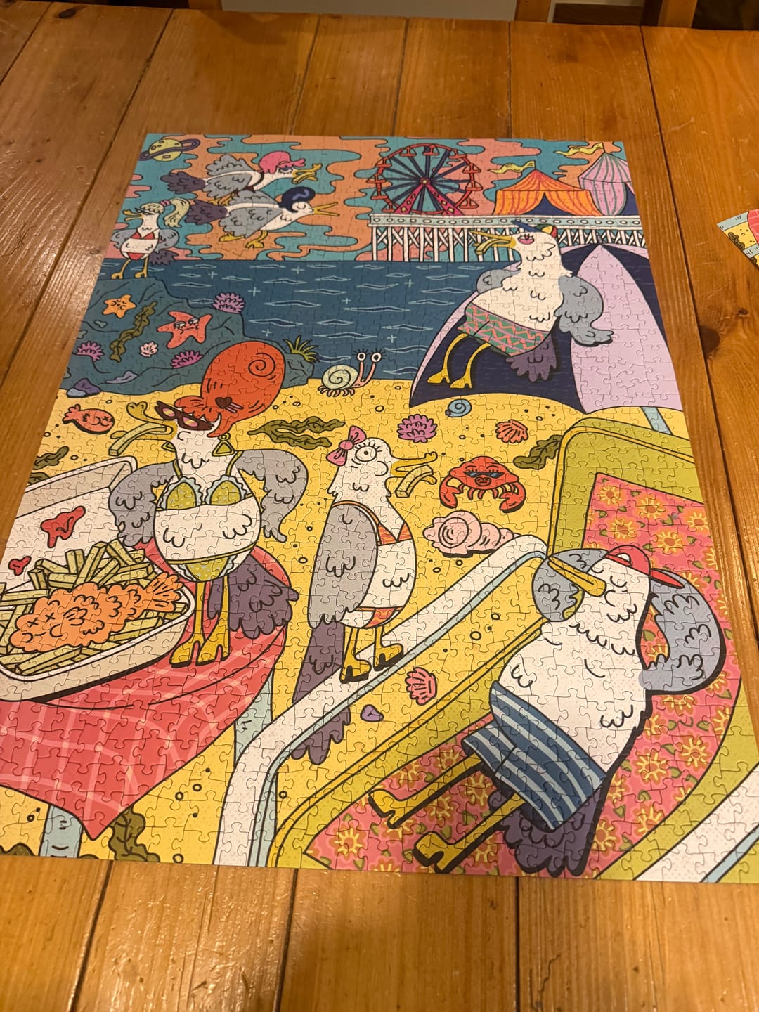 Customer photo review of Gull Trouble | 1000 Piece Puzzle